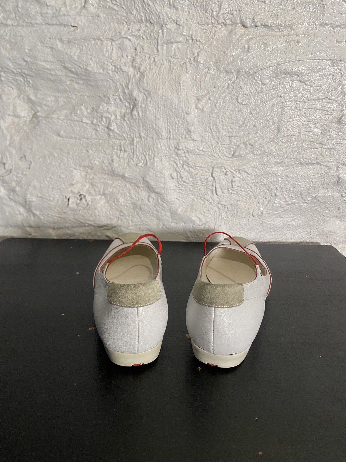 Prada Prada Red Label White leather and Grey suede shoes Size US 7 / IT 37 - 3 Thumbnail