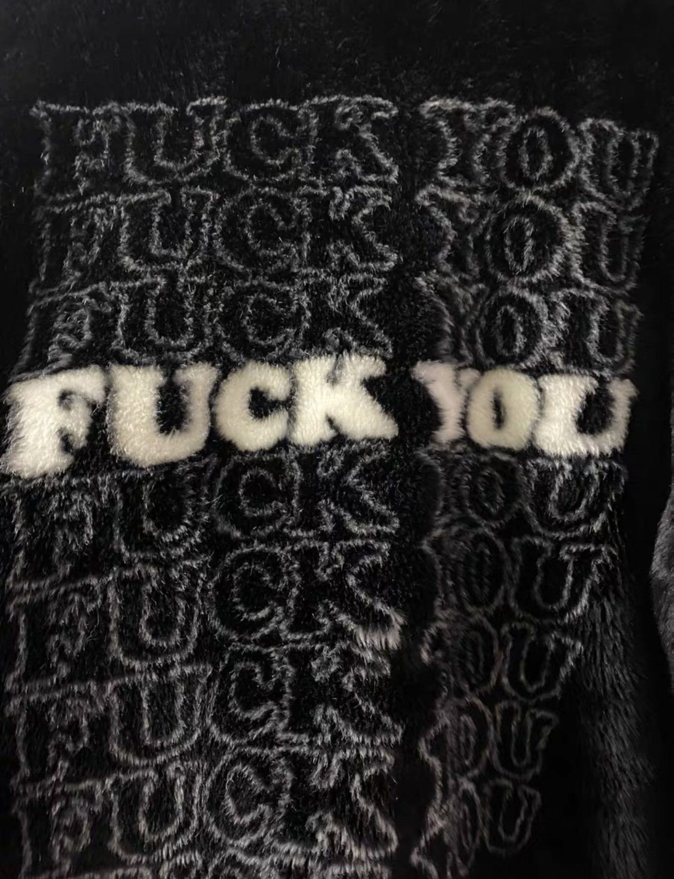 Hysteric Glamour × Supreme Supreme Hysteric Glamour Fuck you Faux Fur Coat Size US L / EU 52-54 / 3 - 3 Thumbnail