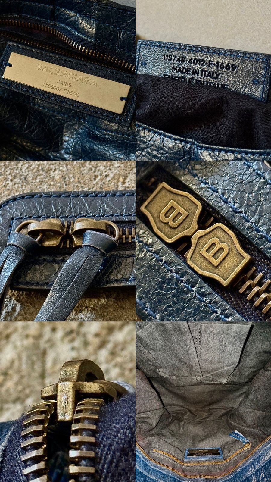 Balenciaga Balenciaga - 2000’s - Classic Motorcycle City - Lambskin Bag Size ONE SIZE - 24 Thumbnail