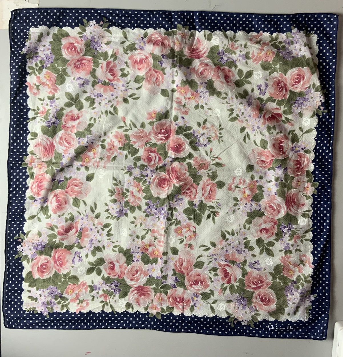 Christian Dior Monsieur Christian Dior Handkerchief Bandana Size ONE SIZE - 3 Thumbnail