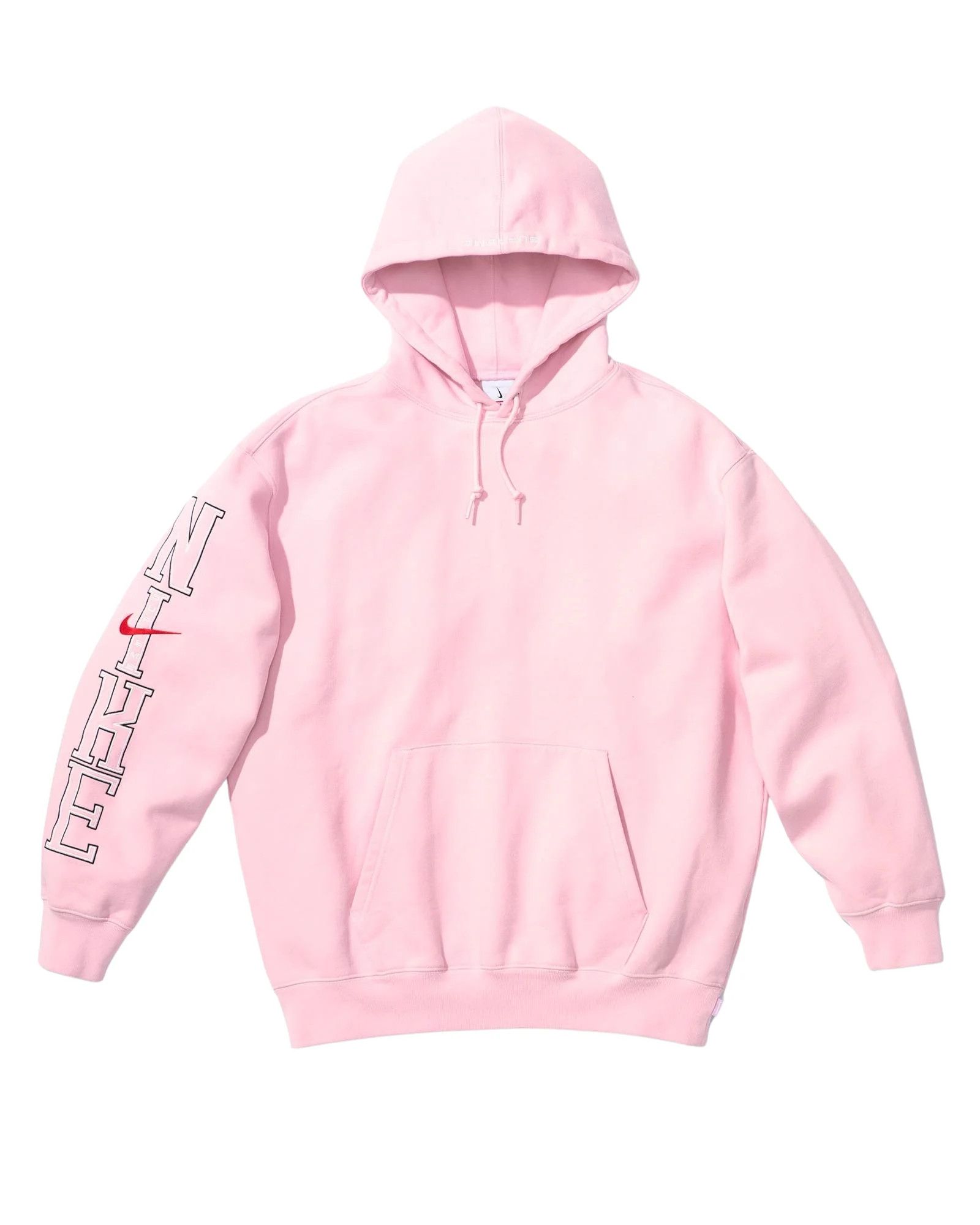 image of Nike Hooded Sweatshirt in Light Pink, Men's (Size XL)