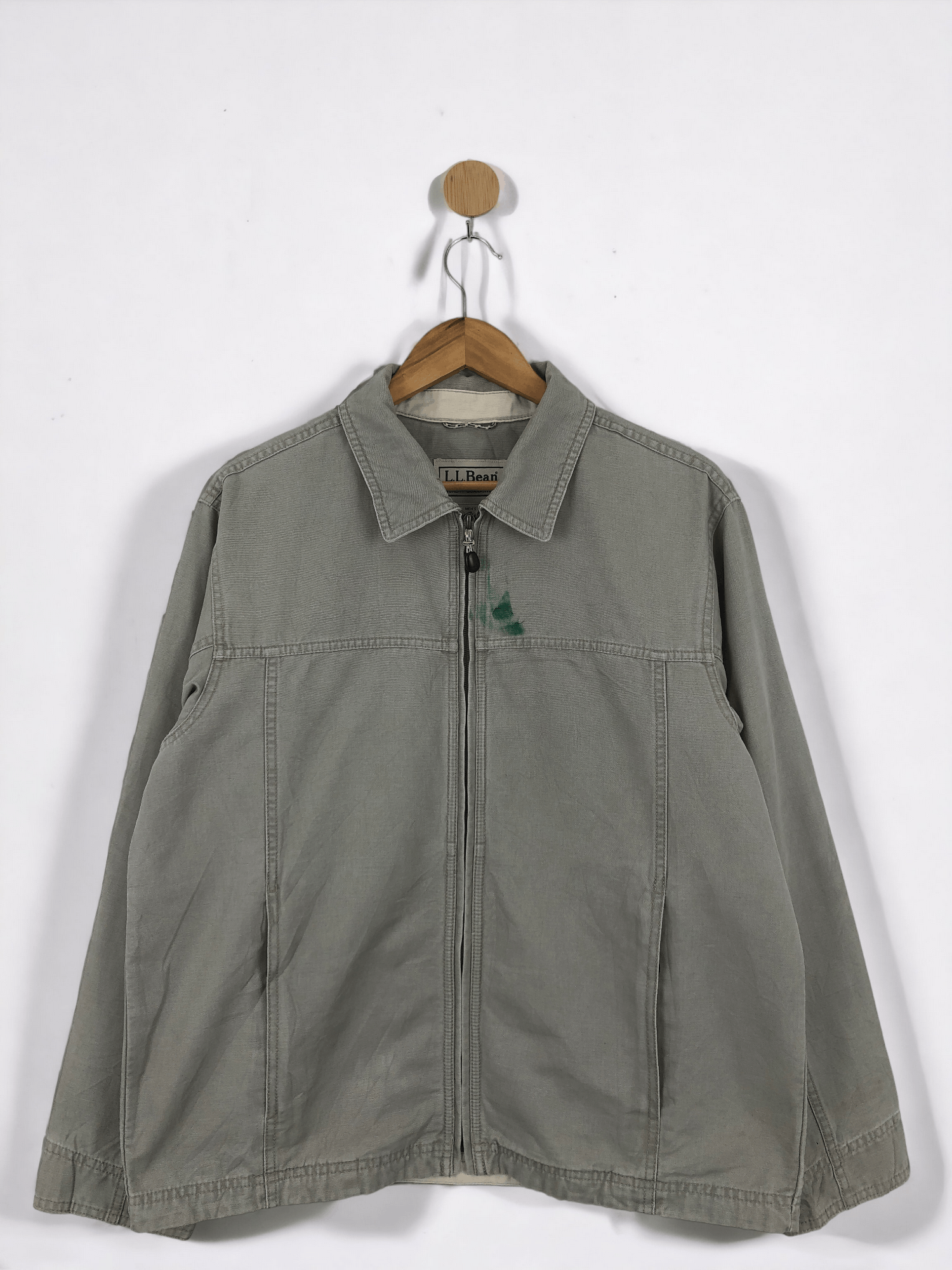 L.L. Bean Vintage L.L. Bean Zipper Ups Workwear Jacket JA0012 Size US S / EU 44-46 / 1 - 1 Thumbnail