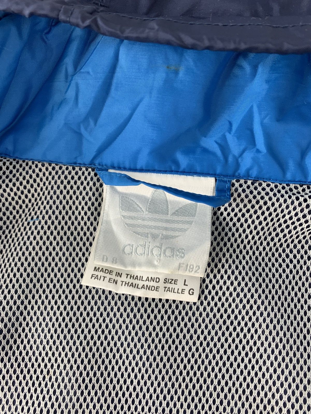 Adidas Adidas Windbreaker Hooded Zipper Jacket Colour Block Design Size US XL / EU 56 / 4 - 9 Thumbnail