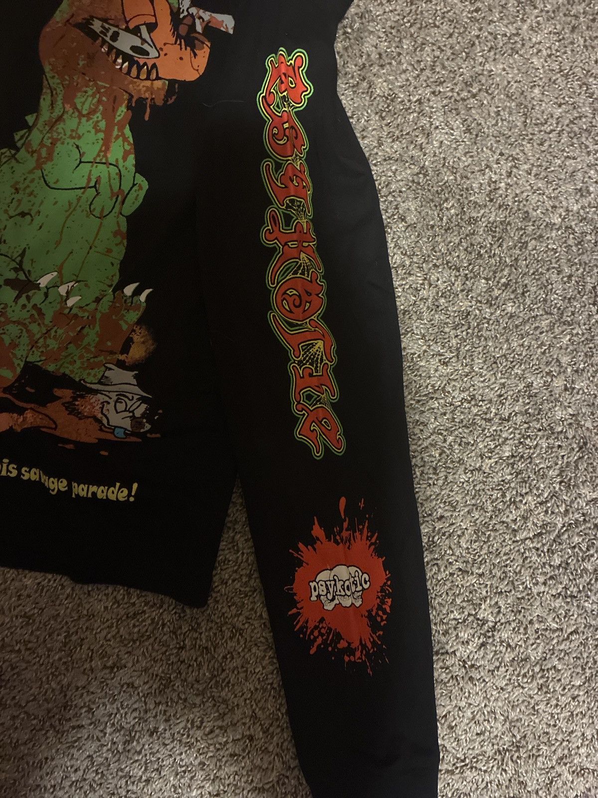 Ken Carson Osomason gore trex long sleeve, psychotic merch drop Size US S / EU 44-46 / 1 - 2 Thumbnail
