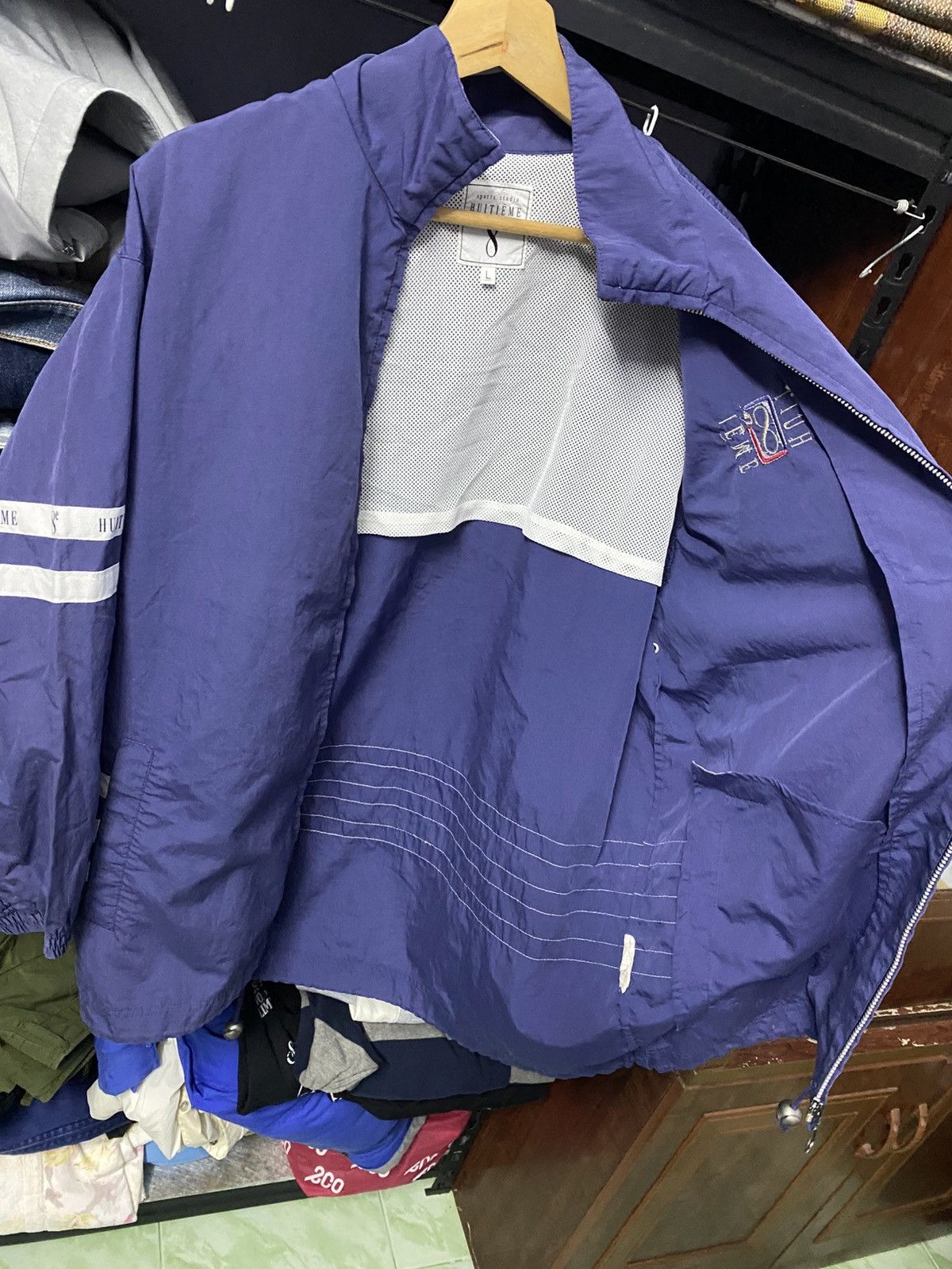 Designer 8e Huitieme Sport Studio Light Jacket Zipper Size L / US 10 / IT 46 - 4 Thumbnail