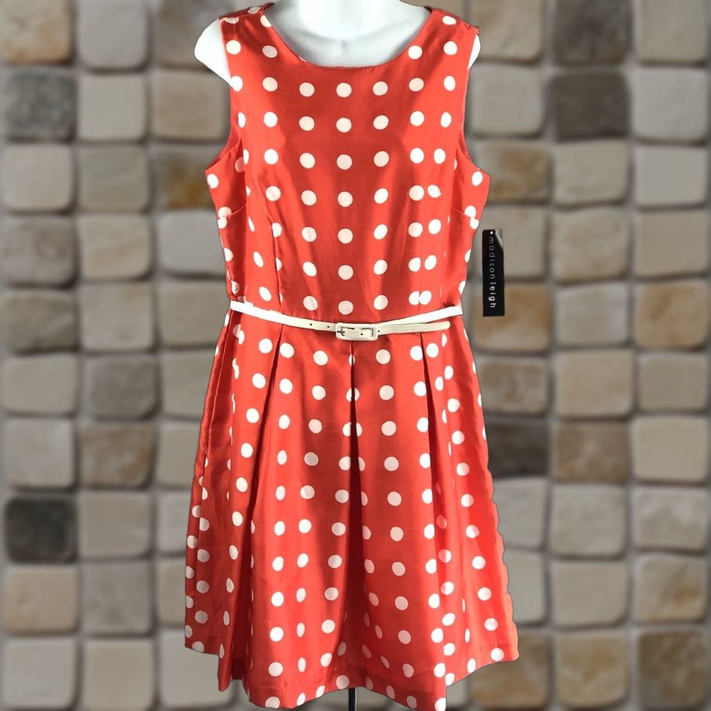 green emerald velvet dress Berrylush Women Red Polka Dot Printed V-Neck Tiered Fit & Flare Midi D