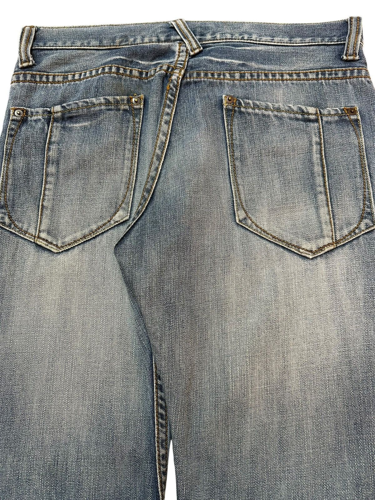 Acne Studios Vintage Japanese Brand Blue Faded Wash Distress Loose Jeans Size US 32 / EU 48 - 6 Thumbnail