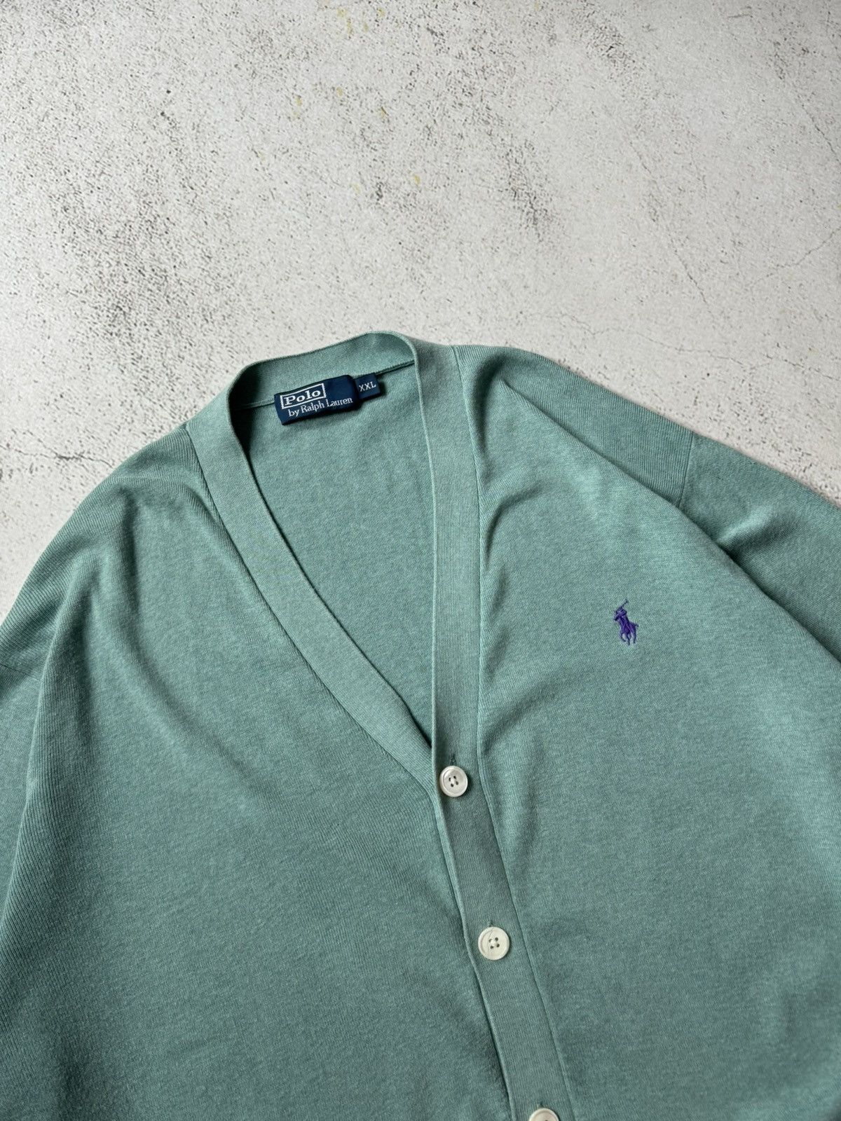 Polo Ralph Lauren × Ralph Lauren × Vintage Polo Ralph Lauren Vintage Cardigan Size US XXL / EU 58 / 5 - 5 Thumbnail