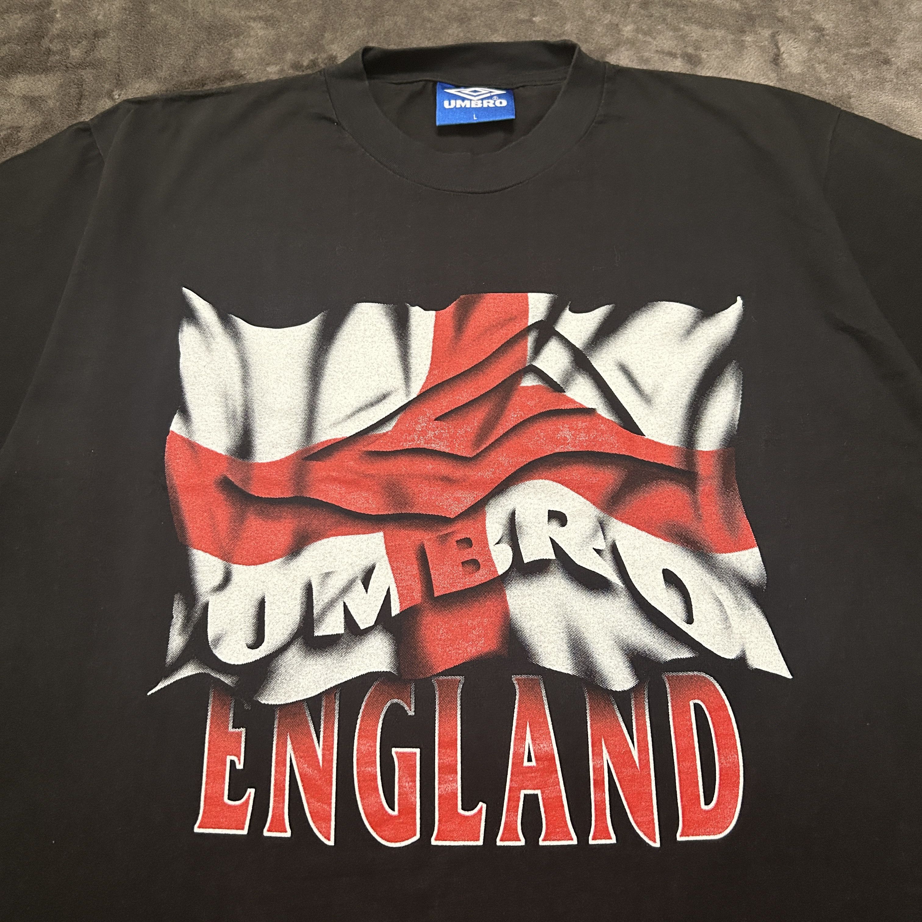 Umbro Vintage Umbro England 90's T-shirt Size US L / EU 52-54 / 3 - 3 Thumbnail