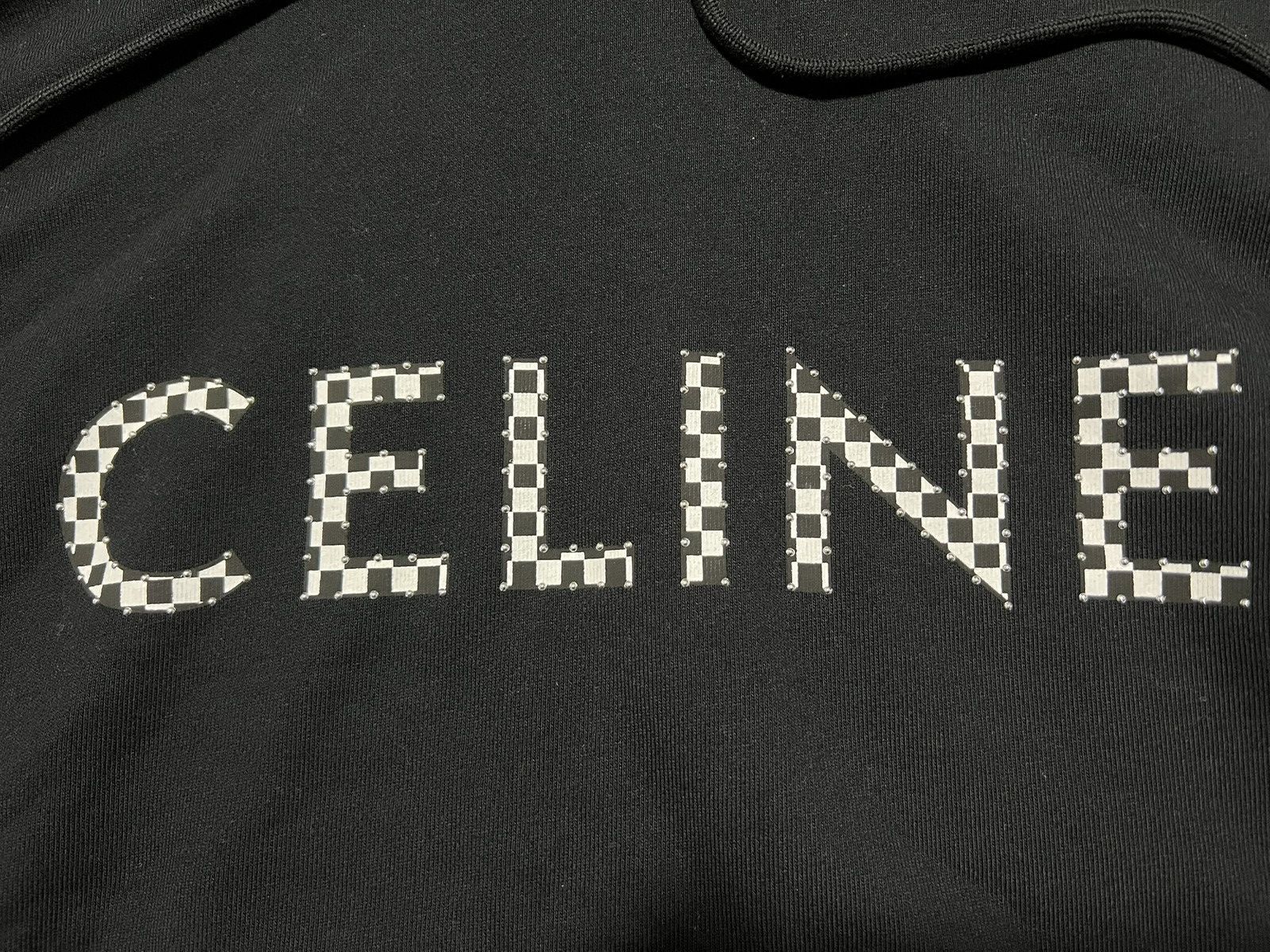 Celine Celine Studded Sweatshirt Hoodie Black Size US L / EU 52-54 / 3 - 5 Thumbnail
