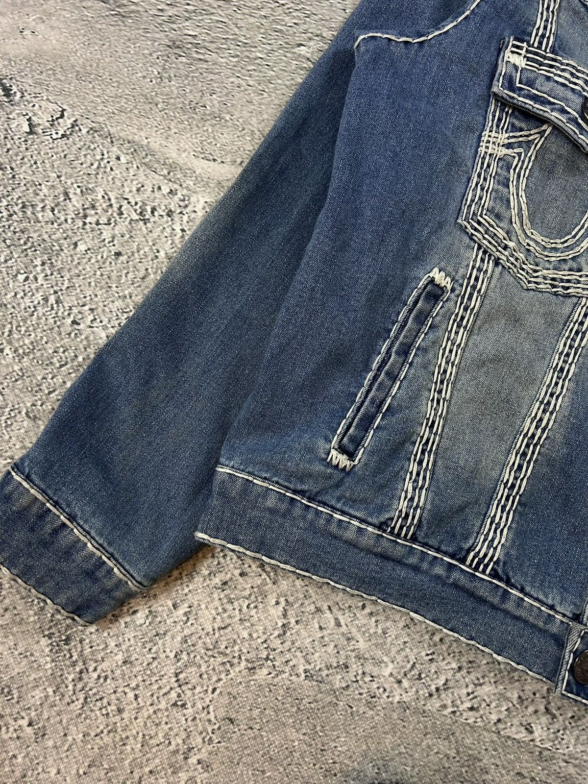 True Religion True Religion denim jacket trucker washed White stitching Size US M / EU 48-50 / 2 - 6 Thumbnail