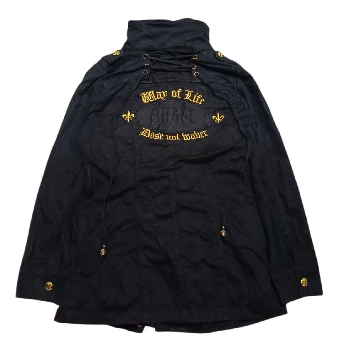 14th Addiction CELIL Mc BEE Goth 2 Zip Back Strap jacket Double Inner Size M / US 6-8 / IT 42-44 - 2 Thumbnail