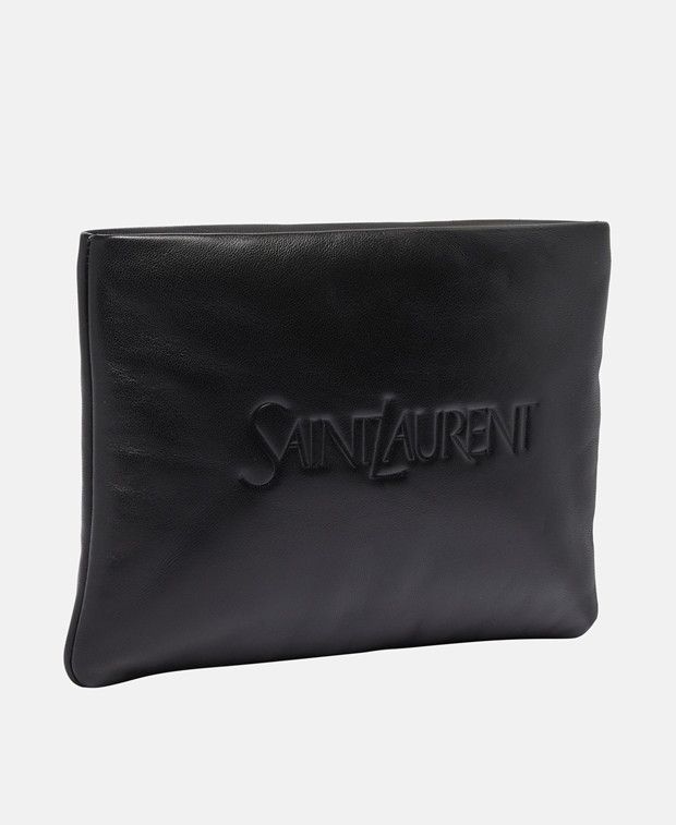 Saint Laurent Paris Leather clutch Size ONE SIZE - 1 Thumbnail