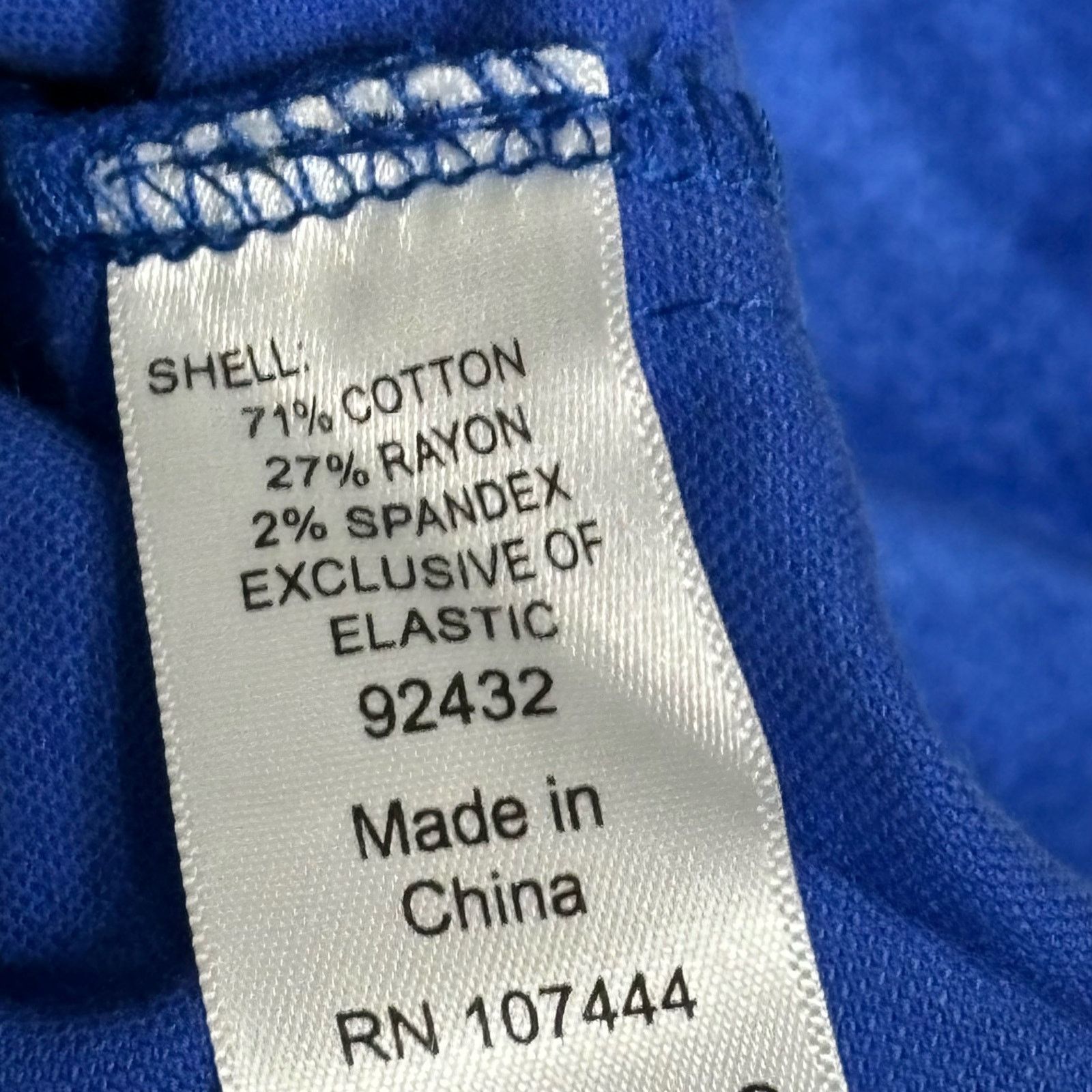 Other Woman Within Blue Velour Straight Leg Pants Size 20W NWT Size 42" / US 20 - 10 Thumbnail