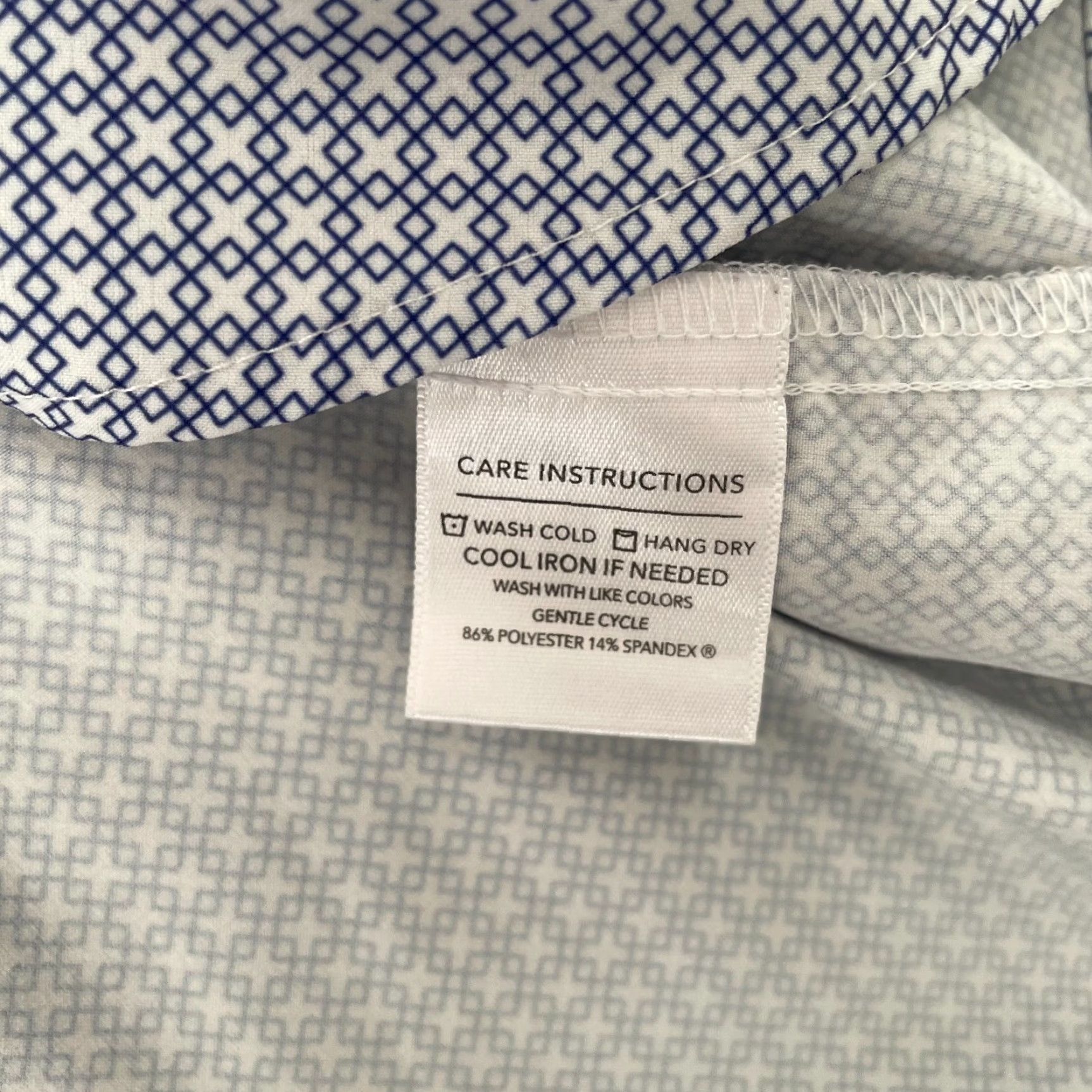 Mizzen+Main Mizzen+Main Shirt Adult Blue Button Up Performance Mens M Size US M / EU 48-50 / 2 - 6 Thumbnail