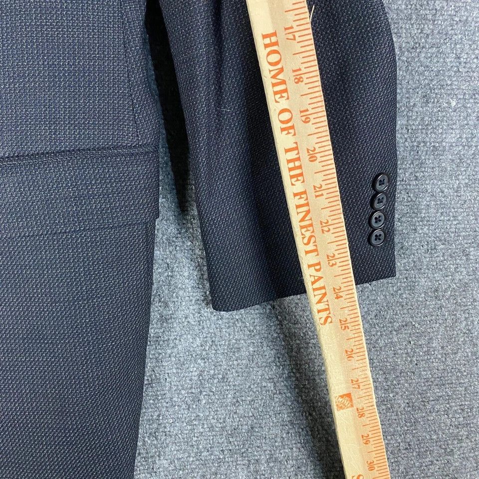 Perry Ellis × Vintage Vintage Perry Ellis Portfolio Blazer Suit Men's 46 32" Long Size 46R - 4 Thumbnail