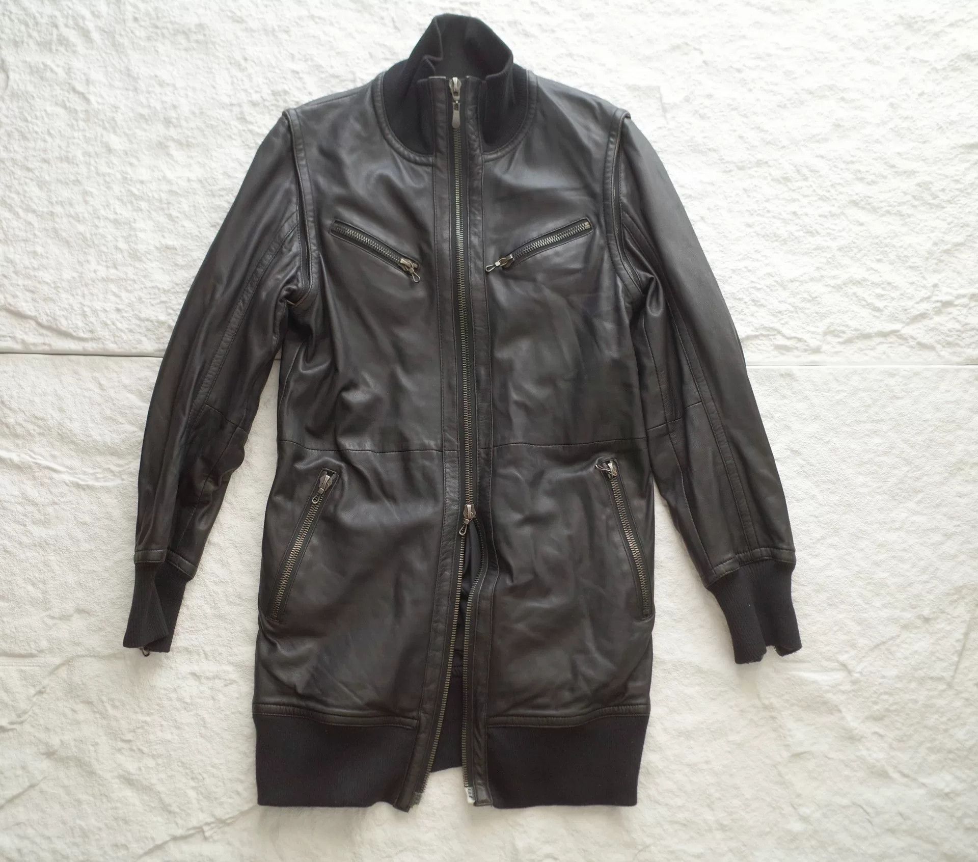 Shellac Shellac Japanese Sheepskin Leather Jacket Size US S / EU 44-46 / 1 - 1 Thumbnail