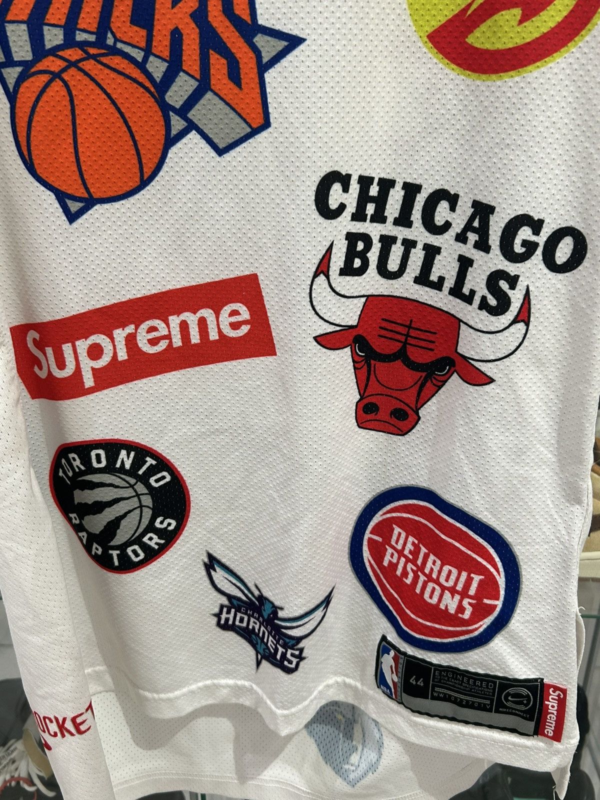 NBA × Supreme Supreme NBA team jersey white Size US M / EU 48-50 / 2 - 3 Thumbnail