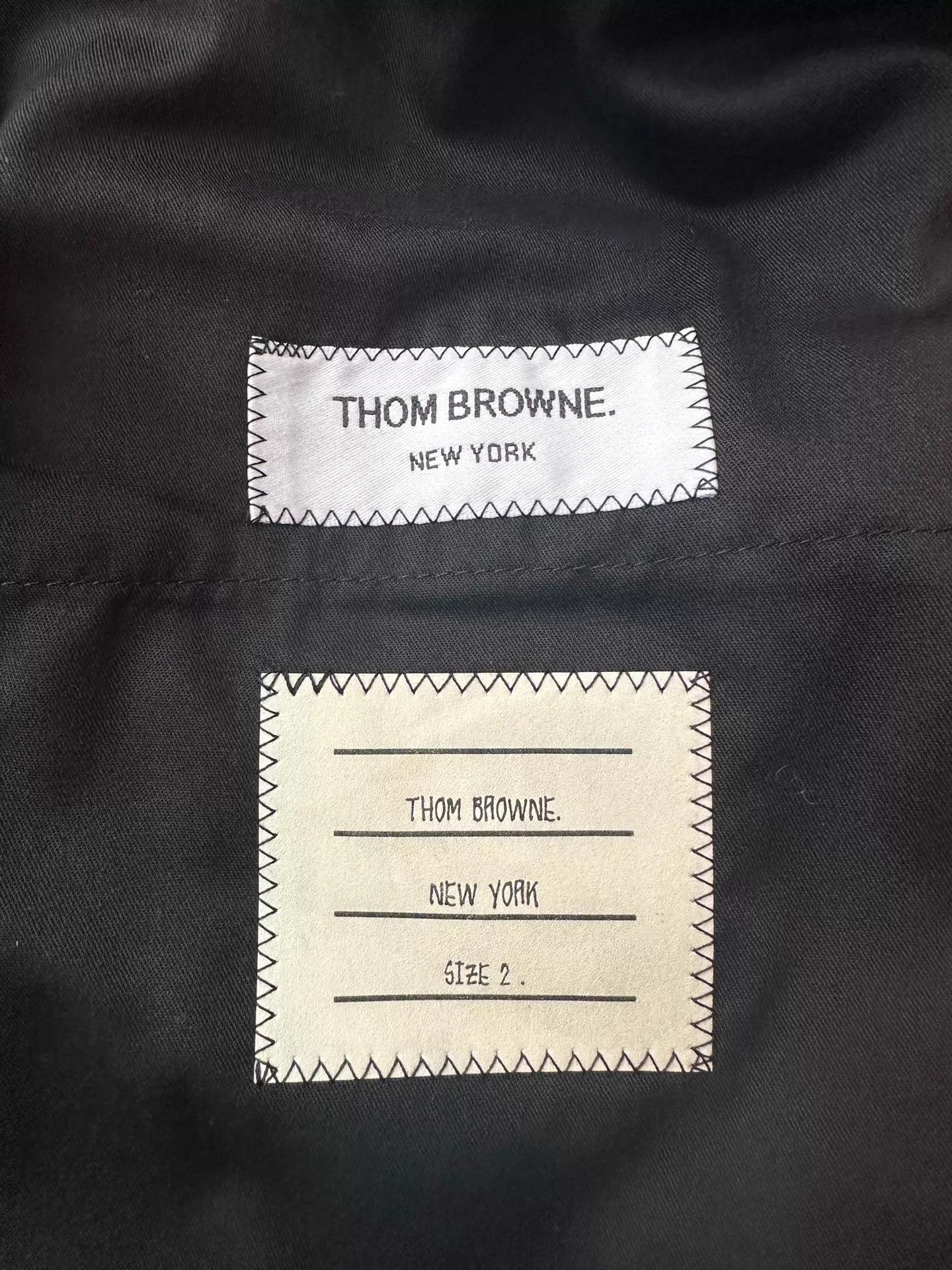 Thom Browne Thom Browne Charcoal Wool Slim Low-Rise Trousers Size 2 Size US 32 / EU 48 - 3 Thumbnail