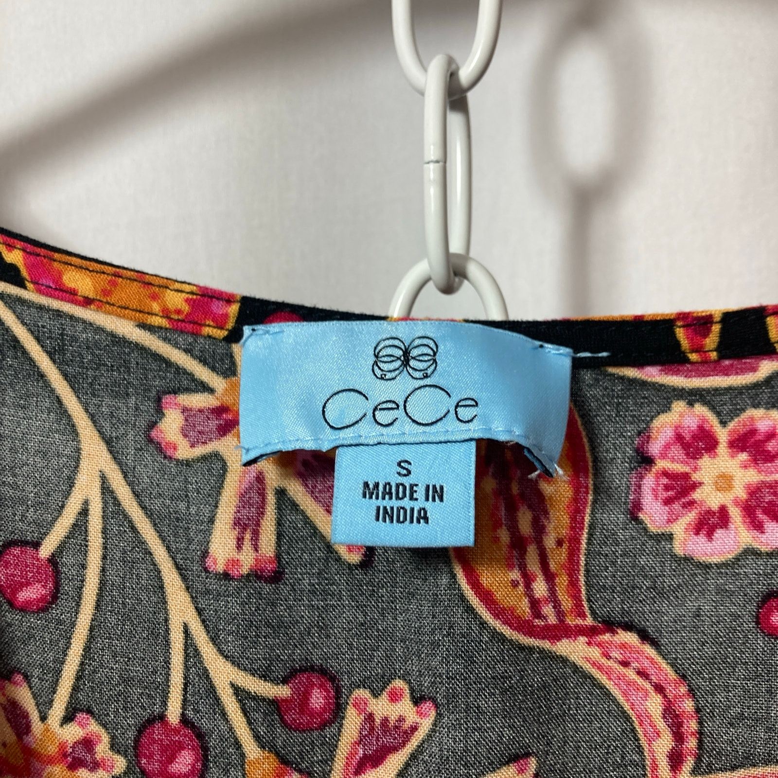 Other NWT CeCe Beachy Romance High Tide Black Red Midi Maxi Dress Size S / US 4 / IT 40 - 4 Thumbnail
