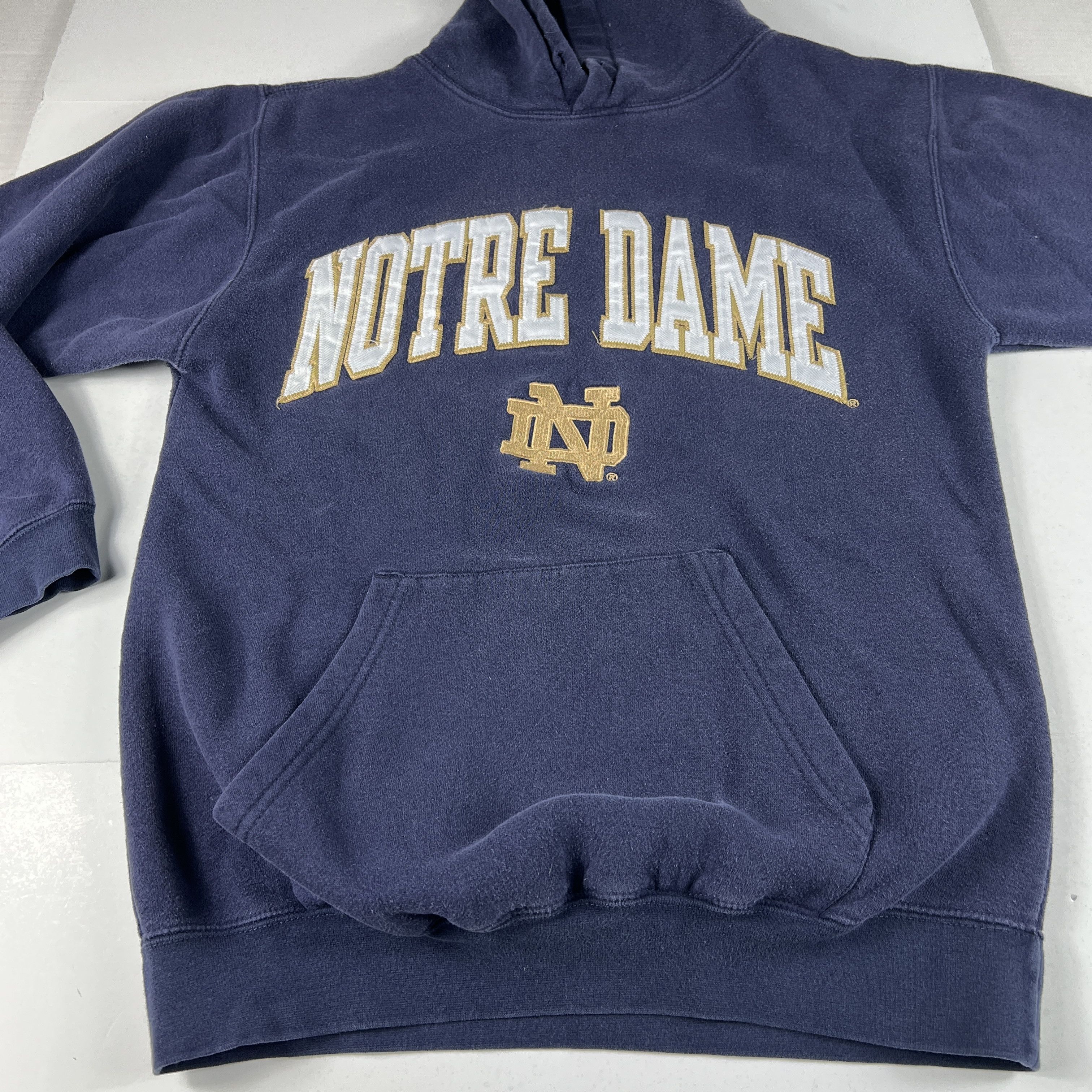 NCAA × Vintage Y2K Notre Dame Fighting Irish Sweatshirt Faded Logo Hoodie Size US S / EU 44-46 / 1 - 9 Thumbnail