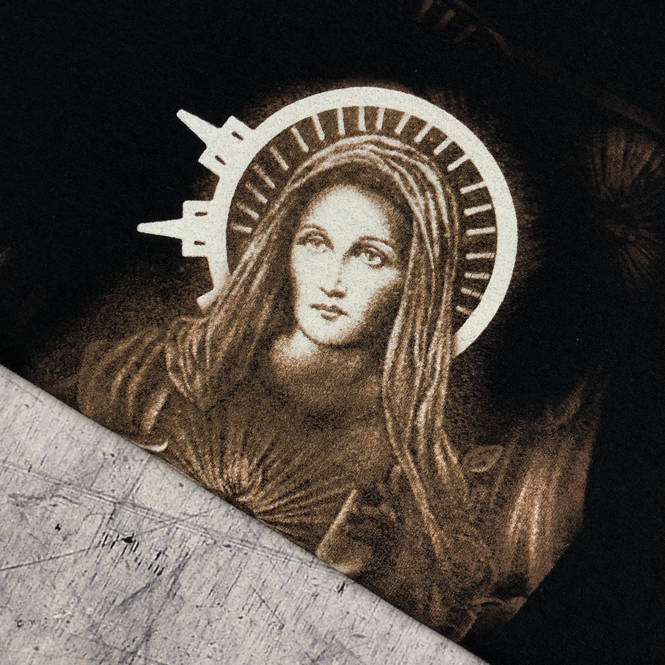 Band Tees 2001 Arch Enemy First Deadly Sin Vintage Longsleeve jesus Size US XL / EU 56 / 4 - 6 Thumbnail