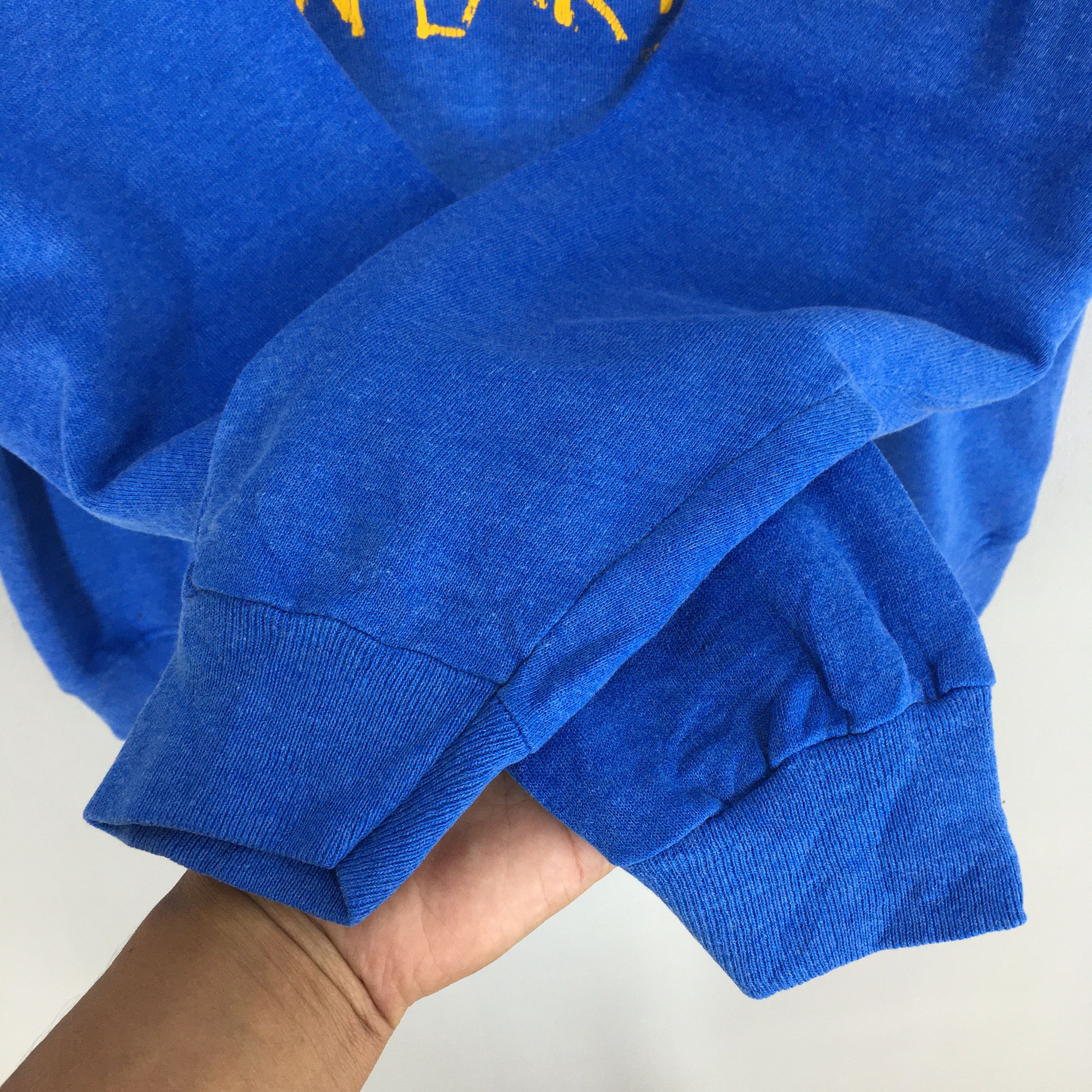 Hanes Vintage 90's Best Grandpa On Earth Blue Sweatshirt XLarge Size US XL / EU 56 / 4 - 4 Thumbnail