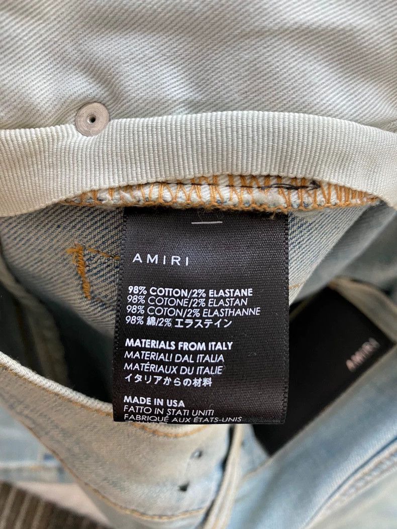 Amiri Amiri Washed blue sports side strip destroys jeans 2501-Nex Size US 29 - 4 Thumbnail