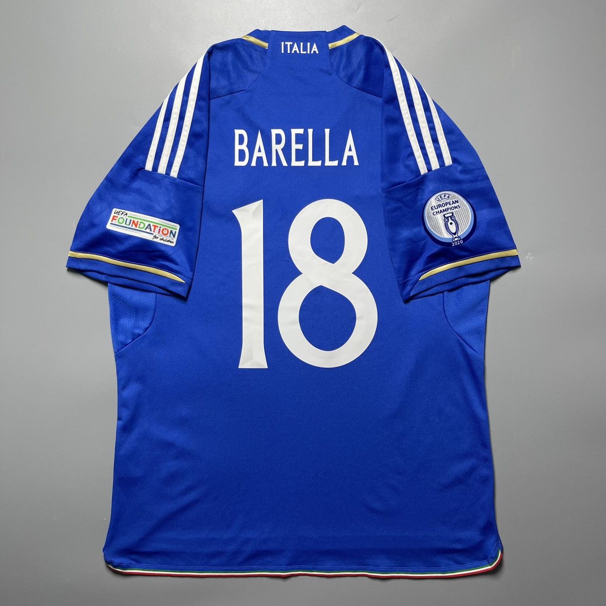 ITALY ADIDAS 2022/2023 FOOTBALL HOME JERSEY #18 BARELLA
