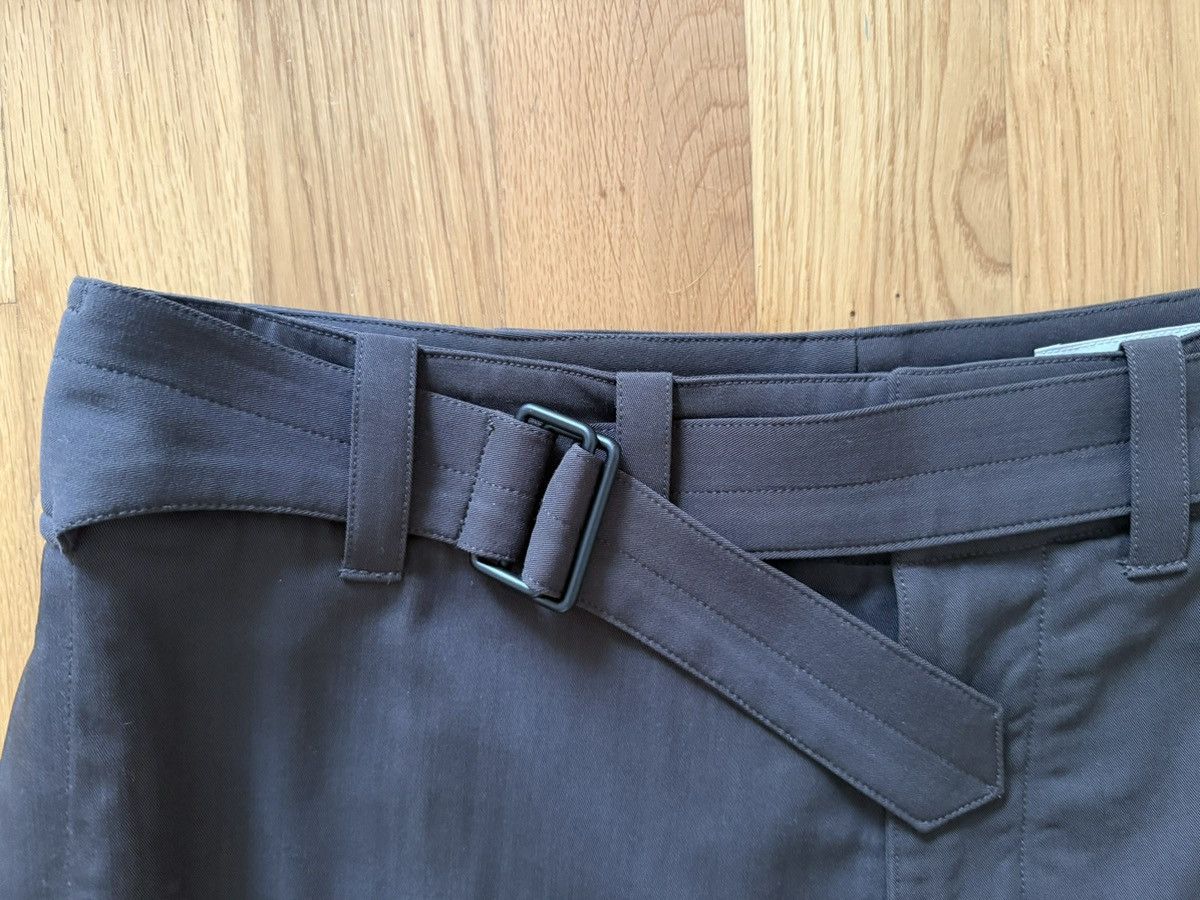 Lemaire Lemaire Loose Belted Pant - Wool - espresso - 48 Size US 32 / EU 48 - 2 Thumbnail