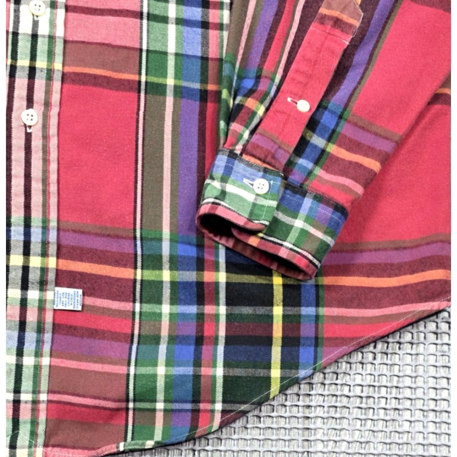 Polo Ralph Lauren VTG Polo Ralph Lauren Shirt Mens L Button-Up Red Multicolor Plaid Flannel 90s Polo Ralph Lauren Shirt Mens L Button-Up Red Multicolor Plaid Flannel Size US L / EU 52-54 / 3 - 4 Thumbnail