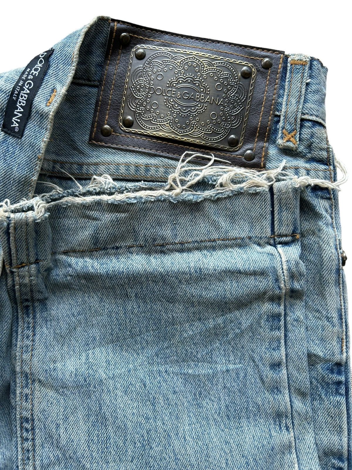 Dolce & Gabbana DOLCE & GABBANA Distressed denim ☠️🔥 Size US 32 / EU 48 - 12 Thumbnail