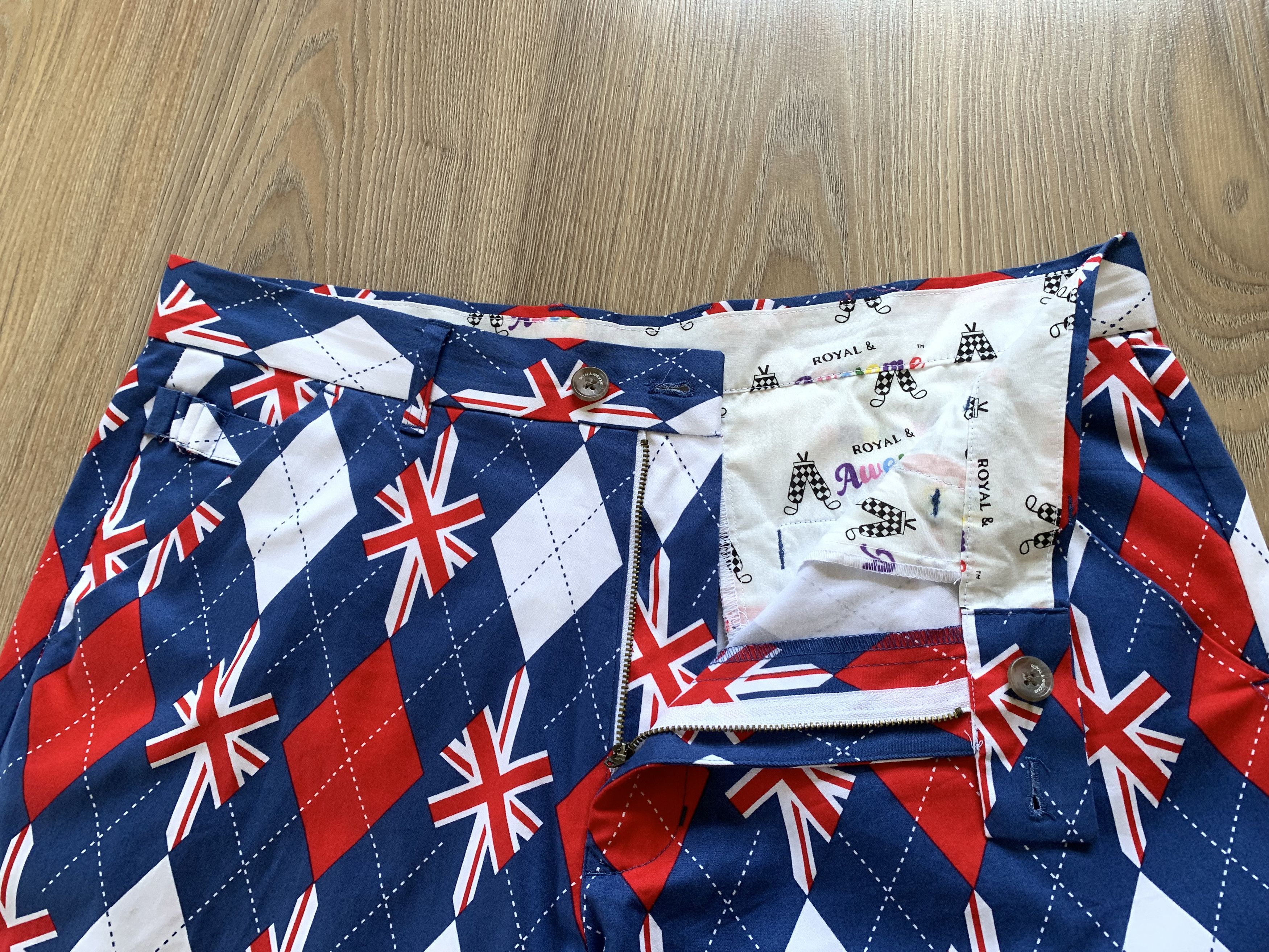 Dickies Royal Awesome Colorful British Flag Printed Shorts Size US 40 / EU 56 - 5 Thumbnail