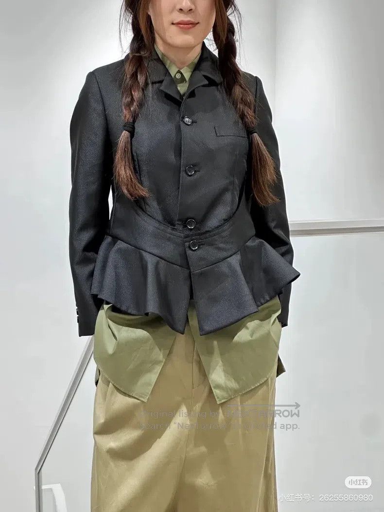 Comme des Garcons Comme Des Garcons Polyester cut-edge blazer Size XS / US 0-2 / IT 36-38 - 5 Thumbnail