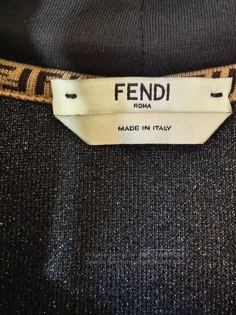 Fendi Fendi Wool Blend Drawstring Logo Hoodie Size XXS / US 00 / IT 34 - 4 Thumbnail