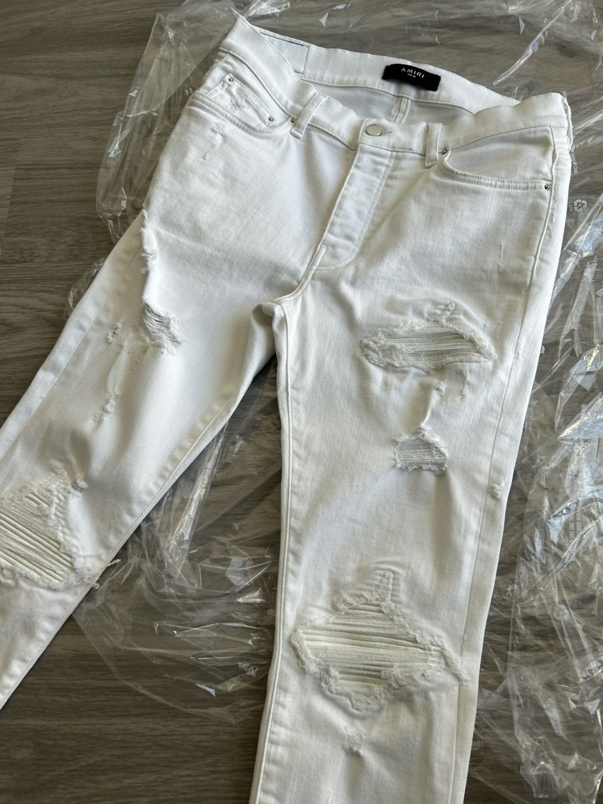 Amiri Amiri MX1 Jeans – White (Size 33) Size US 33 - 11 Thumbnail