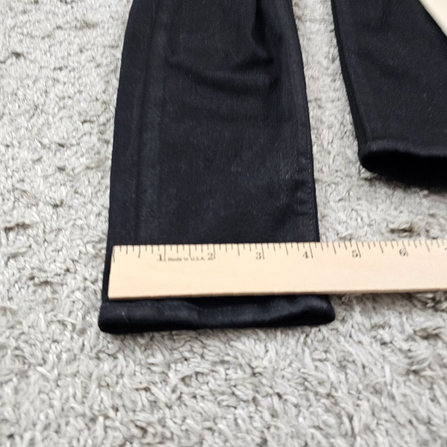 7 For All Mankind 7 For All Mankind Skinny Jeans Womens 25 Black Low Rise Distressed Stretch 25x28 Size 42" / US 20 - 7 Thumbnail