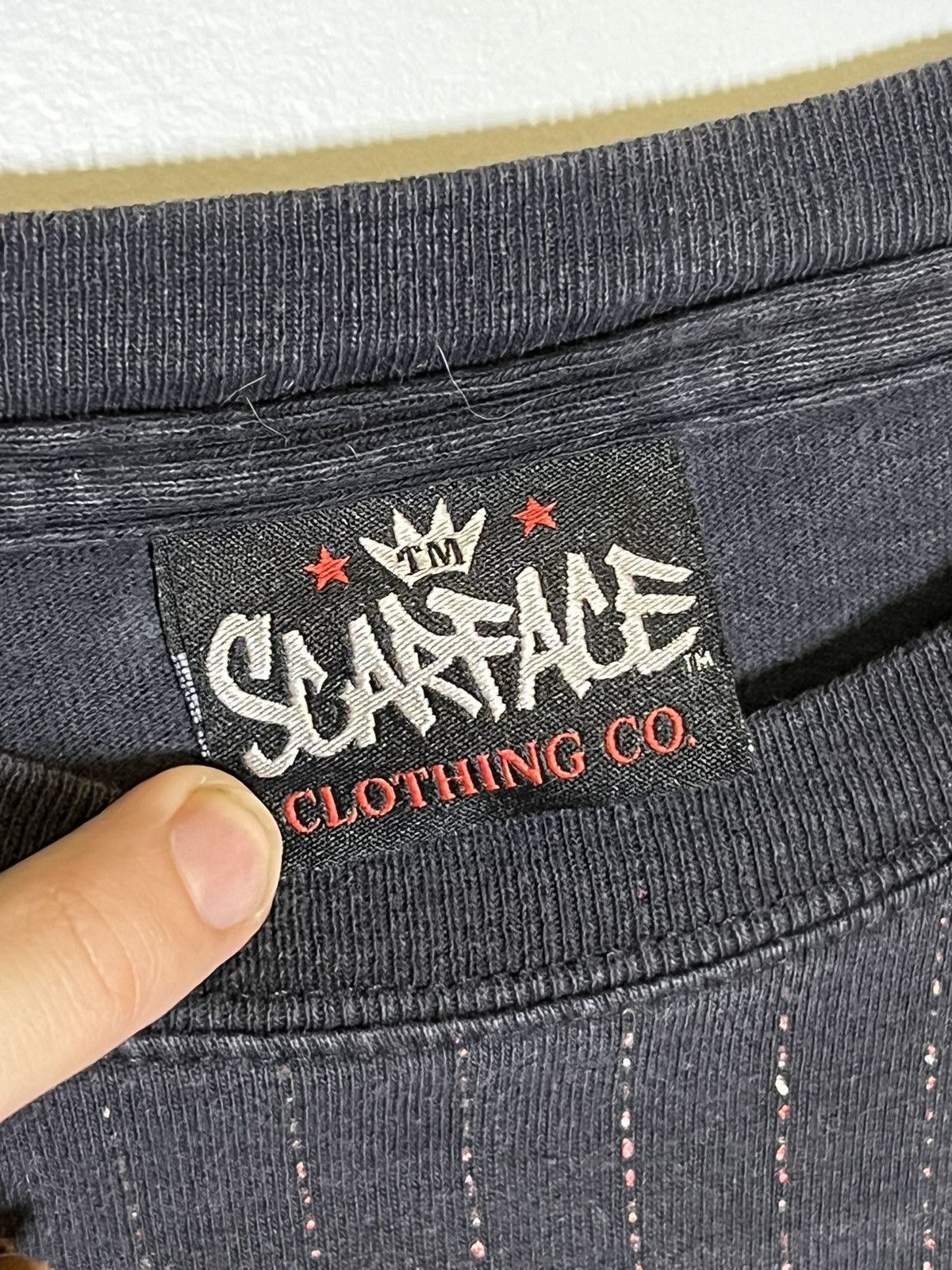 Vintage Scarface Clothing Co Graphic Tee Size US XXL / EU 58 / 5 - 3 Thumbnail