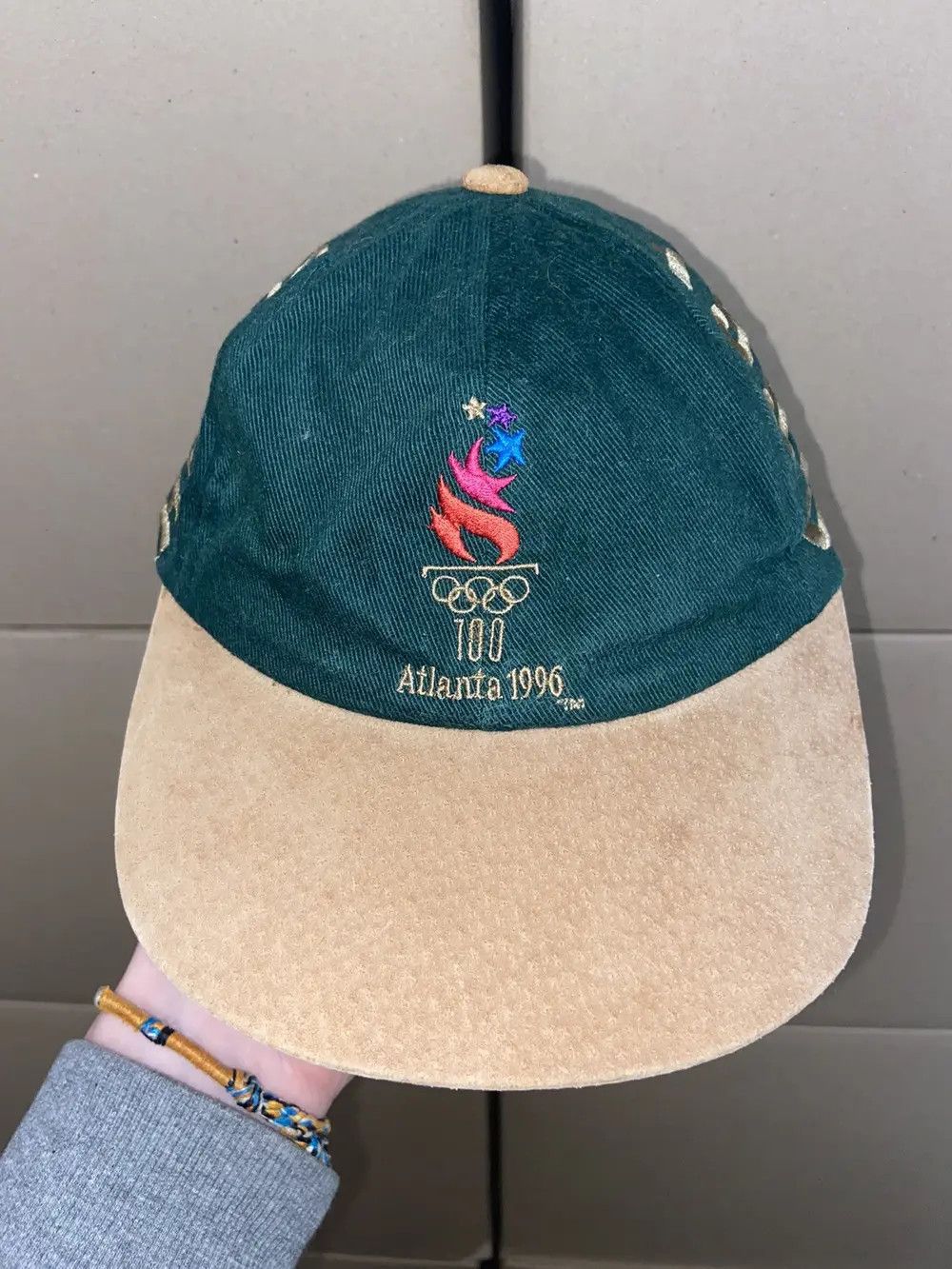 USA Olympics 🦅VINTAGE 1996 ATLANTA OLYMPIC Y2K CAP DAD HAT USA AMERICA Size ONE SIZE - 9 Thumbnail