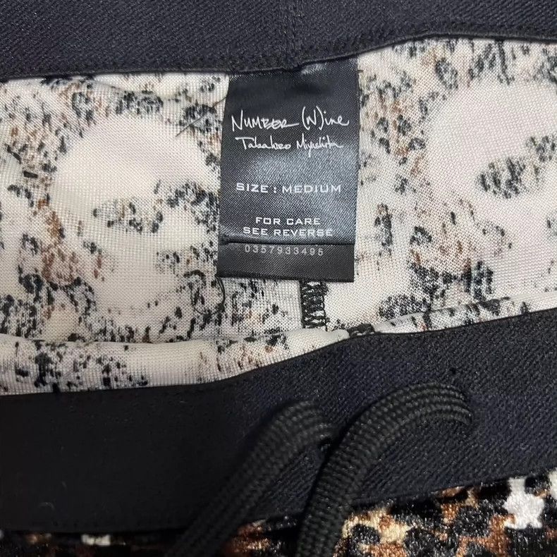 Number (N)ine Number (N)ine Size M06 show style leopard skull trousers 25 Size US 36 / EU 52 - 2 Thumbnail