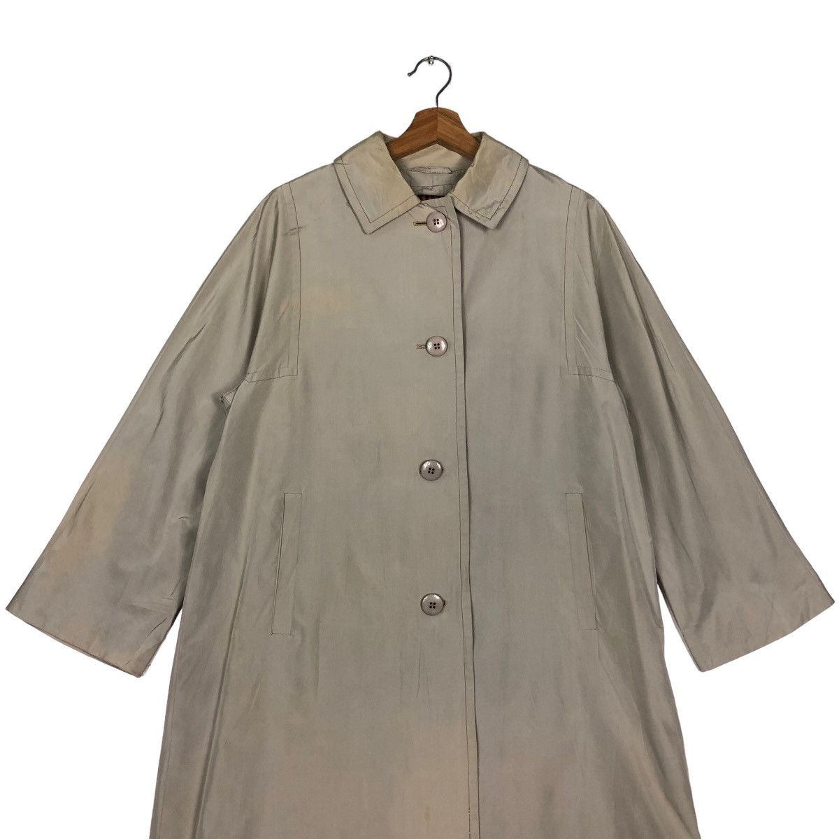 Herno 🔥Vintage Long Fly Coats Jacket Herno Italy Tartan Lining Size US M / EU 48-50 / 2 - 4 Thumbnail