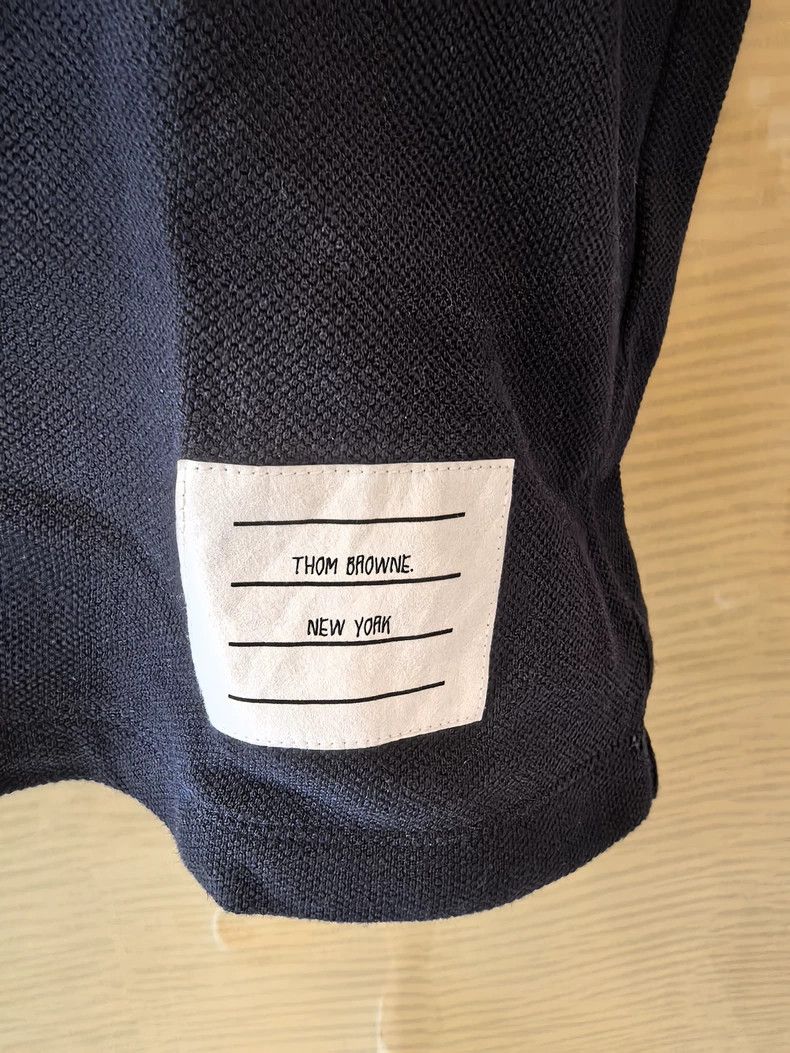 Thom Browne Thom Browne Dark blue short sleeves Size US L / EU 52-54 / 3 - 2 Thumbnail