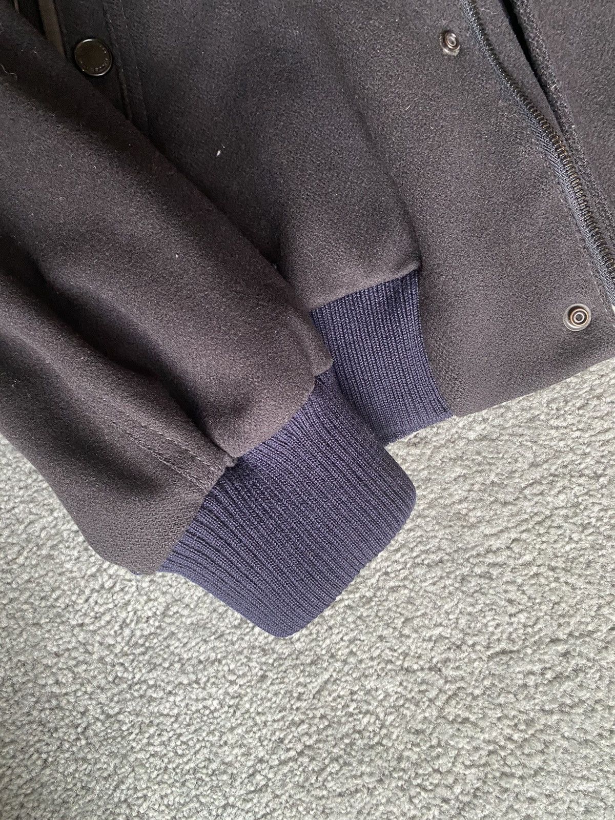 Paul & Shark Paul & Shark Wool Blouson/Bomber Jacket with Leather Trim Size US L / EU 52-54 / 3 - 13 Thumbnail