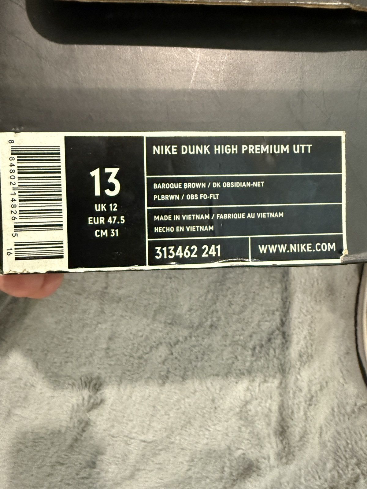 Nike Nike Dunk High PRM ‘Memphis Red Sox Untold Truth 2006 13M DS Size US 13 / EU 46 - 10 Thumbnail