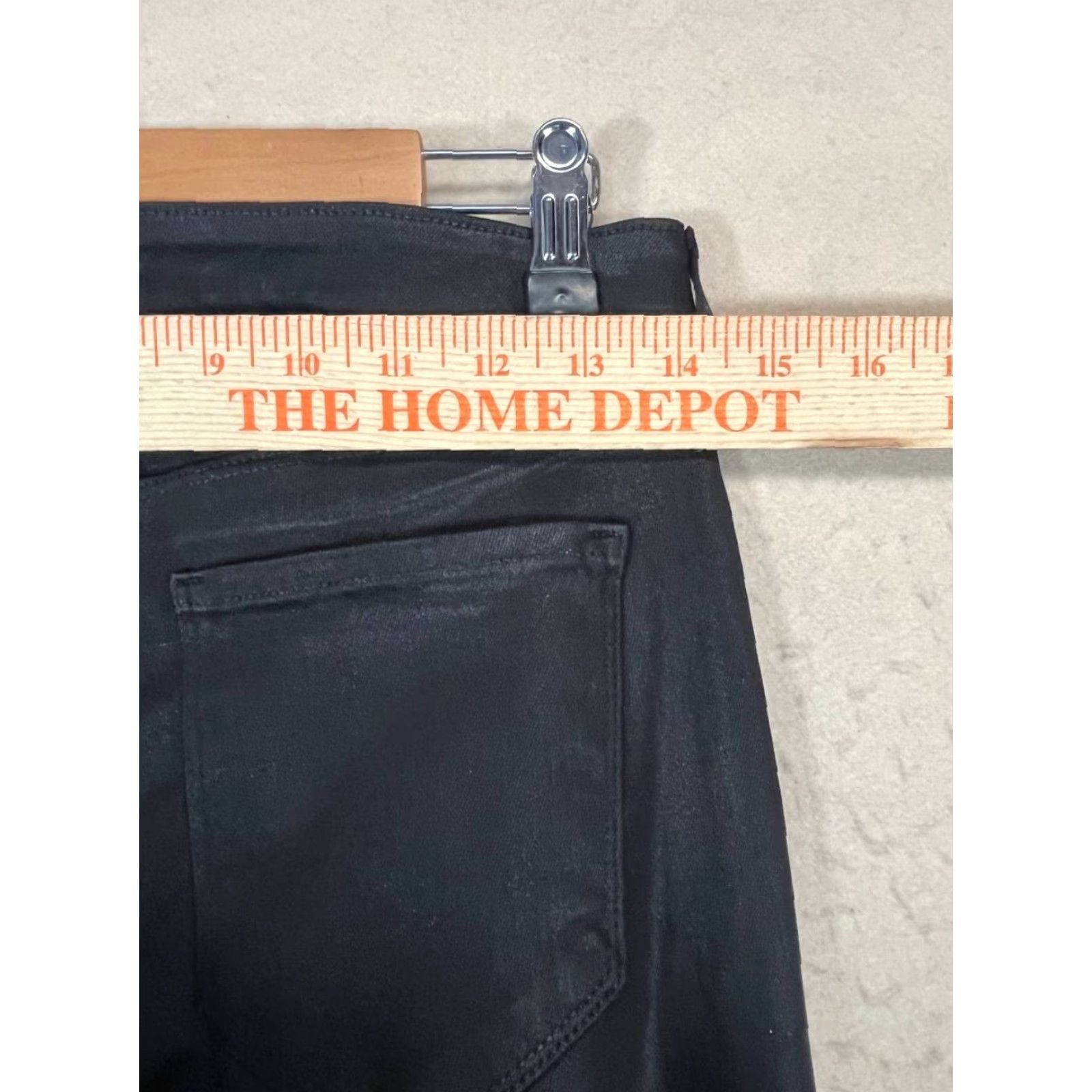 L'AGENCE L'AGENCE Jeans Slim Women's 29 Black Made In USA Waxed Look Flared Slimming USA Womens Pants Size 29 Black L'AGENCE Jeans Size 29" - 5 Thumbnail