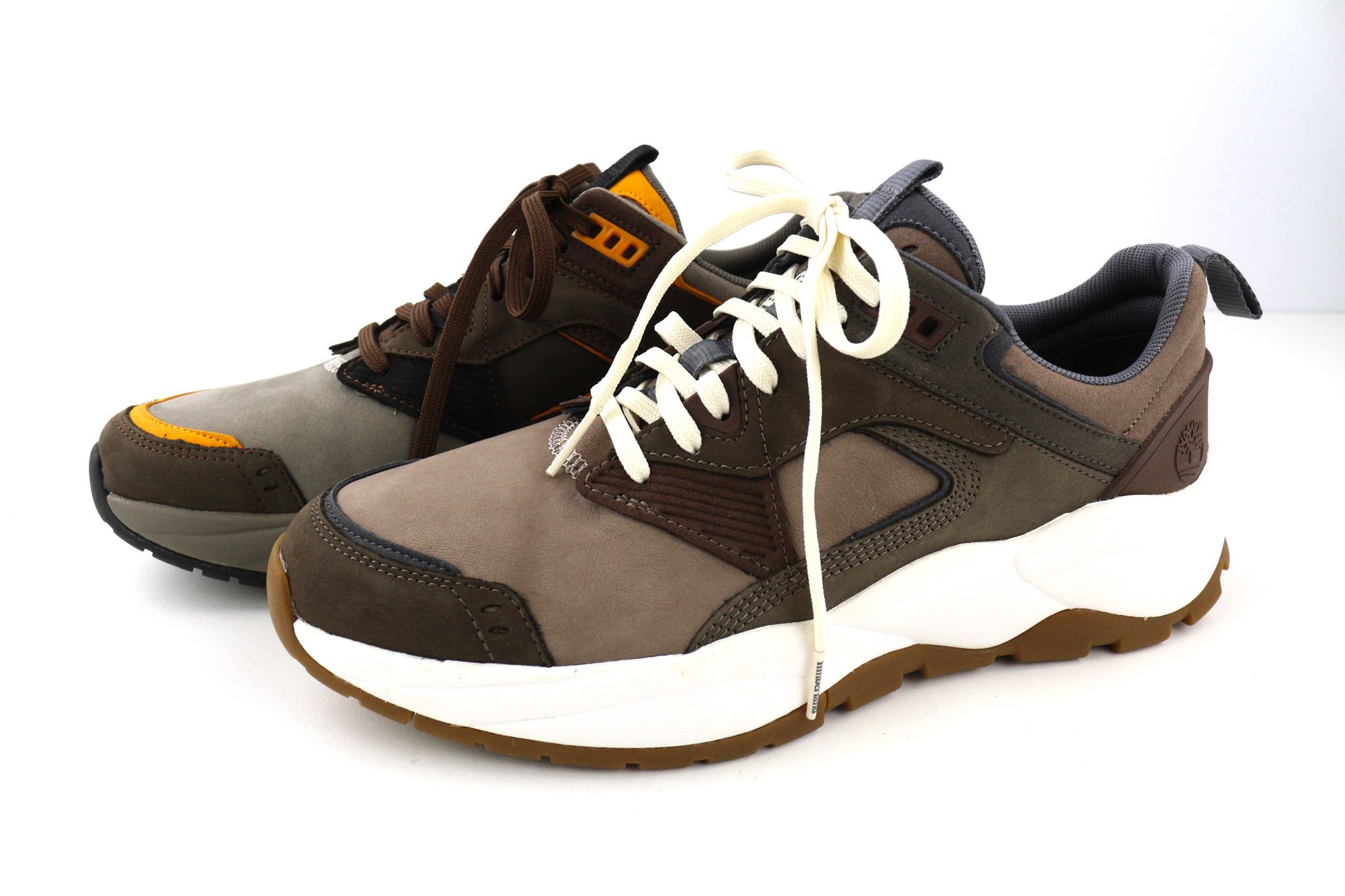 Timberland A2N9Q-A4850 EU42/43 Brown Leather Low-Top 80855 Size US 9.5 / EU 42-43 - 2 Thumbnail
