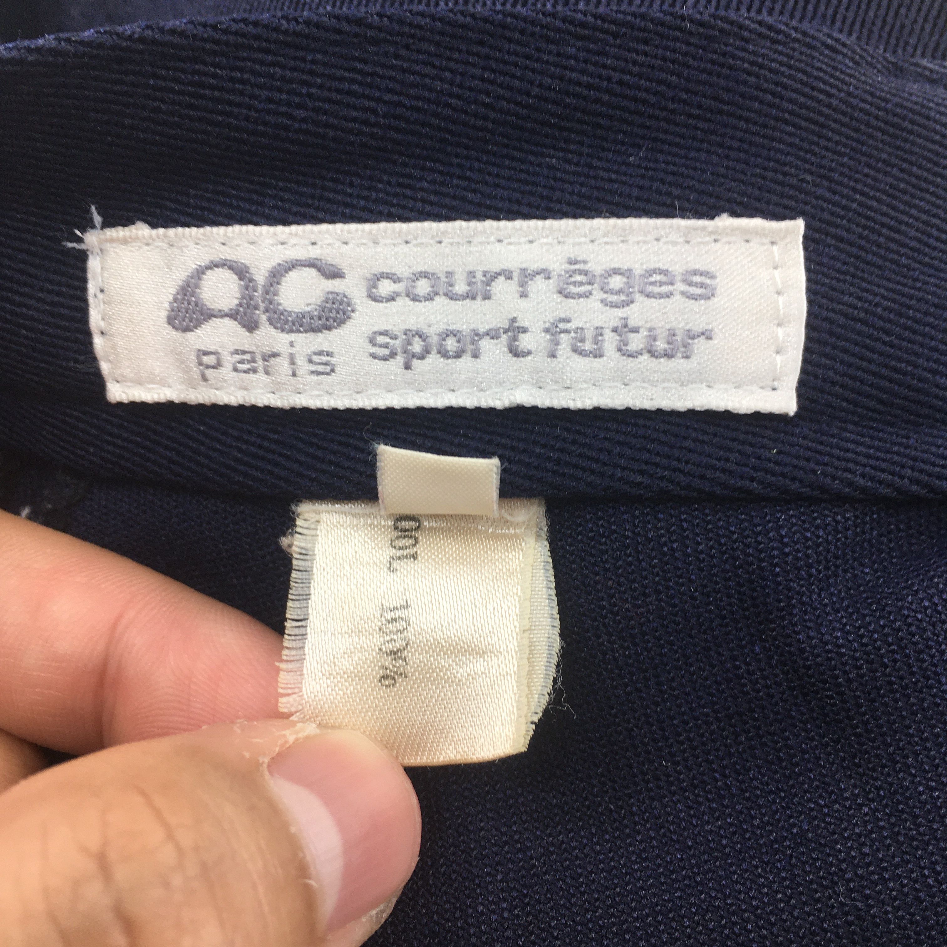 Size 29x24.5 Courreges Sport Futur Casual Wool Pants