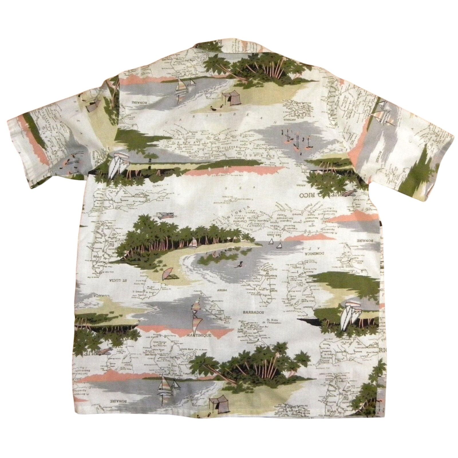 Vintage Vintage 80s HAWAIIAN Shirt | Island Print Beach Scenes L Size US L / EU 52-54 / 3 - 3 Thumbnail