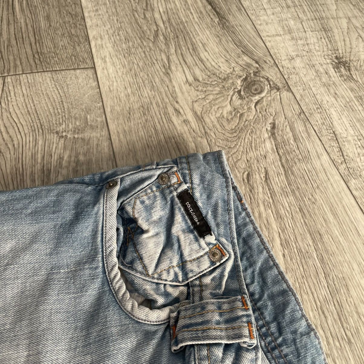 Dolce & Gabbana × Vintage Vintage D&G Dolce Gabbana shorts denim jeans big logo beach Size 30" / US 8 / IT 44 - 9 Thumbnail