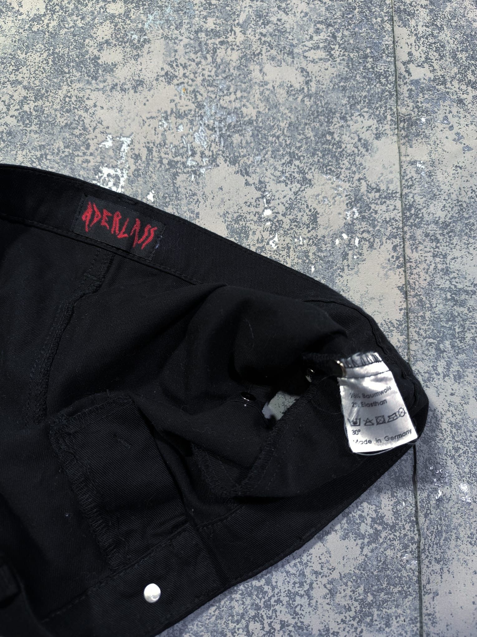 Tripp NYC low rise micro mini denim shorts studded alt emo Size 31" - 4 Thumbnail
